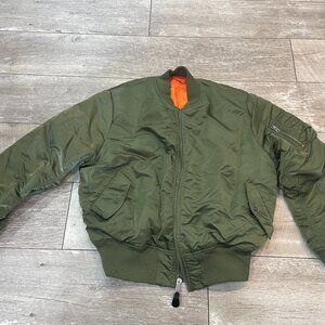 Alpha Industries Green Military Jacket